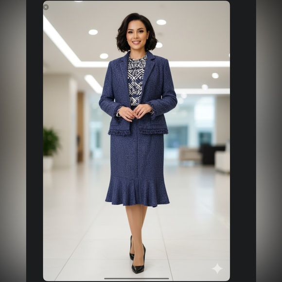 roughlow/Adult Satin Wide Salopette/Navy